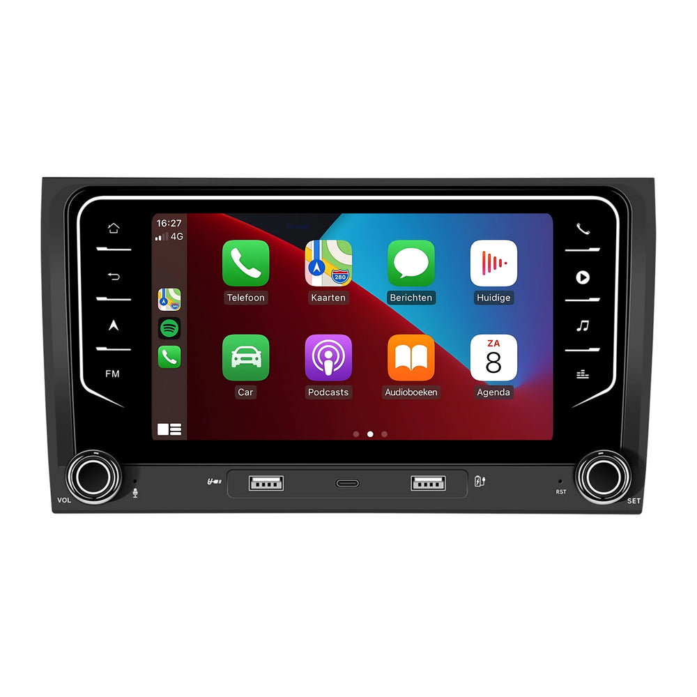 Audi A4 CarPlay Autoradio | Android 13 | 2GB + 64GB | 2000 t/m 2009 | Android Auto