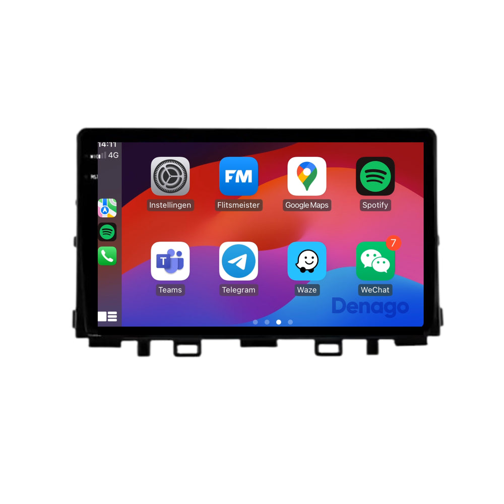 Radio para coche Kia Rio CarPlay | 2017 a 2020 | Denago DNG-A292 | 9 pulgadas | Androide 13 | CarPlay inalámbrico y Android Auto