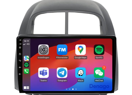 Daihatsu Sirion CarPlay autoradio | 2013 t/m 2018 | Denago DNG-A146 | 9 inch | Android 13 | Draadloos CarPlay & Android Auto