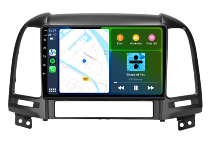Hyundai Santa Fe | Android 13 | Autoradio | 2006 t/m 2011 | Carplay & Android Auto