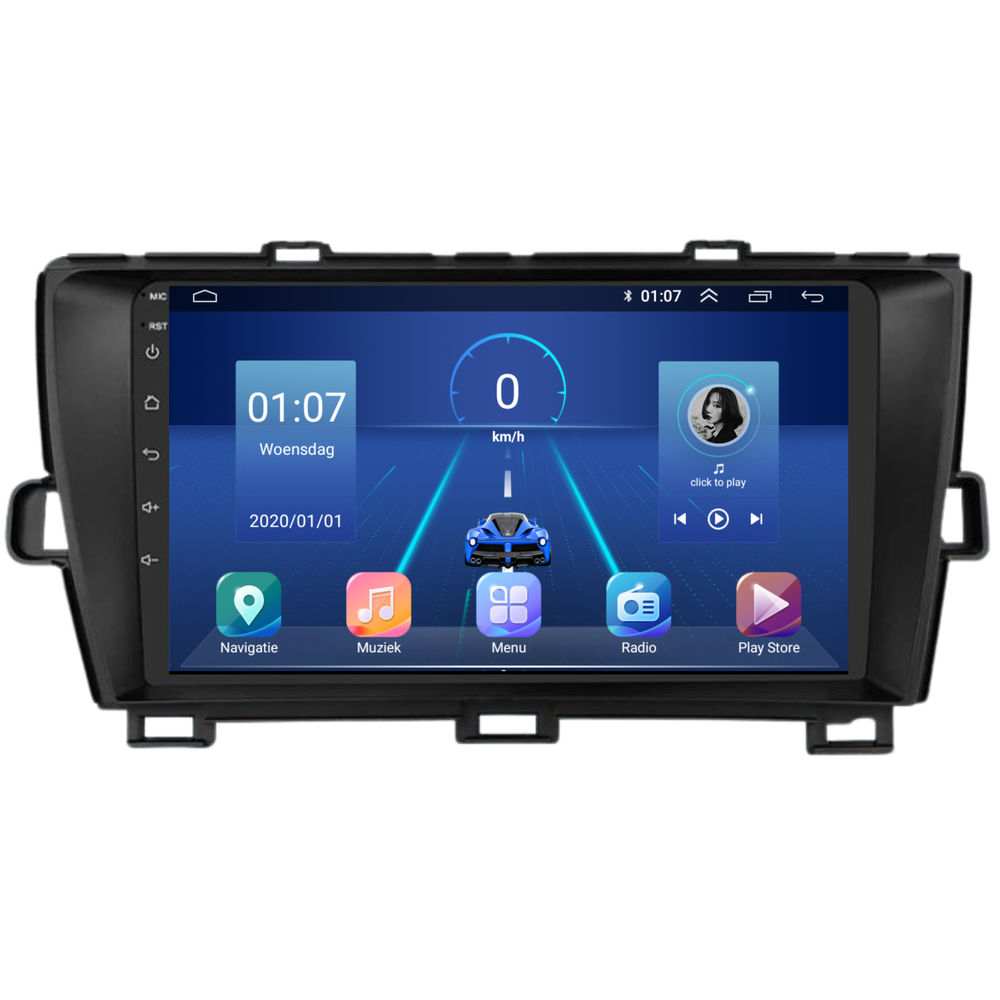 Toyota Prius | Android 13 | Autoradio | 2009 t/m 2015 | Carplay & Android Auto