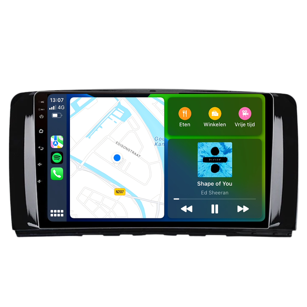 Mercedes clase R | Androide 13 | Radio de coche | 2005 a 2013 |  Carplay y Android Auto