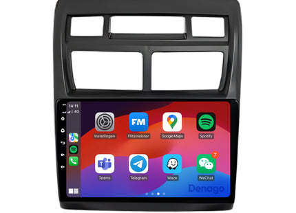 Kia Sportage CarPlay autoradio | 2004 t/m 2010 | Denago DNG-A121 | 9 inch | Android 13 | Draadloos CarPlay & Android Auto