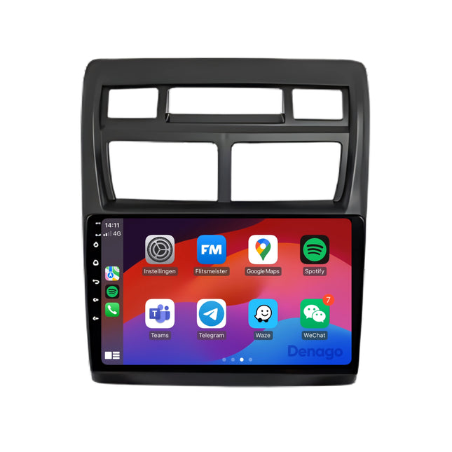 Kia Sportage CarPlay autoradio | 2004 t/m 2010 | Denago DNG-A121 | 9 inch | Android 13 | Draadloos CarPlay & Android Auto