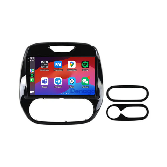 Renault Captur CarPlay autoradio | 2017 t/m 2019 | Denago DNG-A246 | 9 inch | Android 13 | Draadloos CarPlay & Android Auto