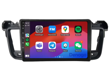 Peugeot 508 CarPlay autoradio | 2011 t/m 2018 | Denago DNG-A322 | 9 inch | Android 13 | Draadloos CarPlay & Android Auto