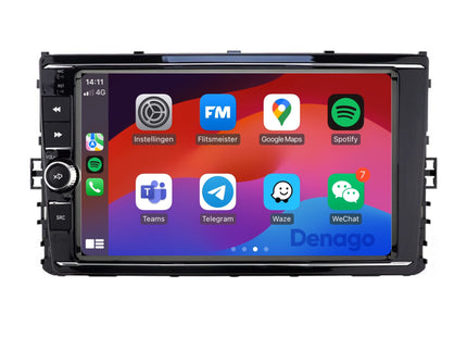 Volkswagen Golf 7 CarPlay autoradio | 2017 t/m 2020 | Denago DNG-A362 | 9 inch | Android 13 | Draadloos CarPlay & Android Auto