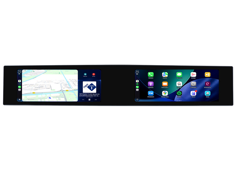 BMW 5 Serie E60/E61/F10/F11 | Dual-Screen NBT Autoradio | 2013 t/m 2017 | CarPlay & Android Auto