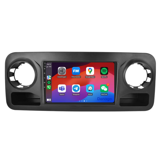 Mercedes Sprinter CarPlay autoradio | 2018 t/m 2023 | Denago DNG-A105 | 9 inch | Android 13 | Draadloos CarPlay & Android Auto
