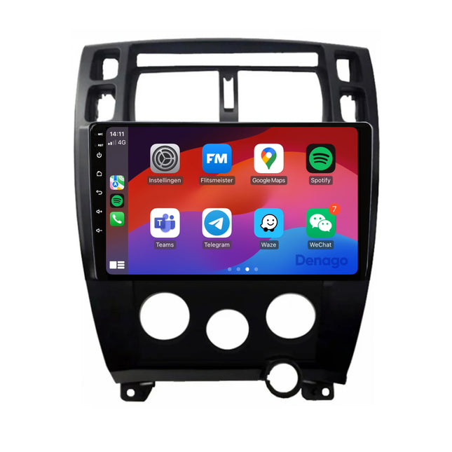 Hyundai Tucson CarPlay autoradio | 2004 t/m 2010 | Denago DNG-A89 | 9 inch | Android 13 | Draadloos CarPlay & Android Auto