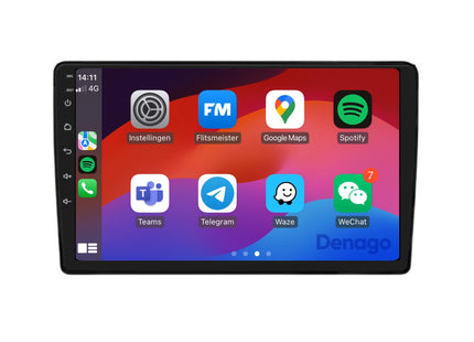 Audi A4 CarPlay autoradio | 2000 t/m 2013 | Denago DNG-A194 | 9 inch | Android 13 | Draadloos CarPlay & Android Auto
