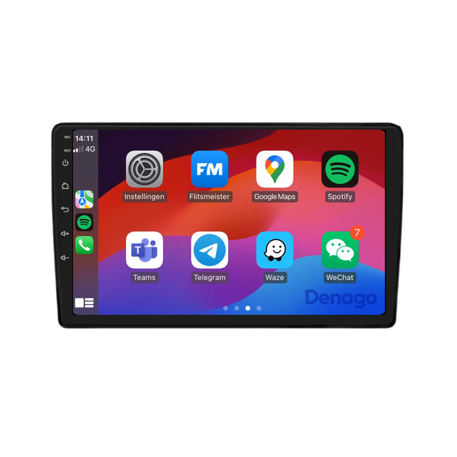Audi A4 CarPlay autoradio | 2000 t/m 2013 | Denago DNG-A194 | 9 inch | Android 13 | Draadloos CarPlay & Android Auto