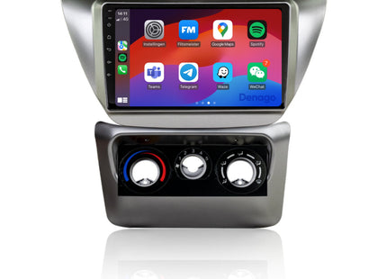 Mitsubishi Lancer IX CarPlay autoradio | 2003 t/m 2007 | Denago DNG-A151 | 9 inch | Android 13 | Draadloos CarPlay & Android Auto