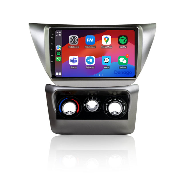 Mitsubishi Lancer IX CarPlay autoradio | 2003 t/m 2007 | Denago DNG-A151 | 9 inch | Android 13 | Draadloos CarPlay & Android Auto