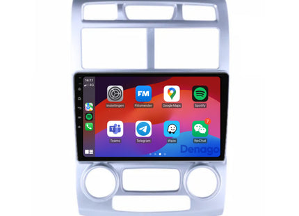Kia Sportage CarPlay autoradio | 2004 t/m 2010 | Denago DNG-A212 | 9 inch | Android 13 | Draadloos CarPlay & Android Auto
