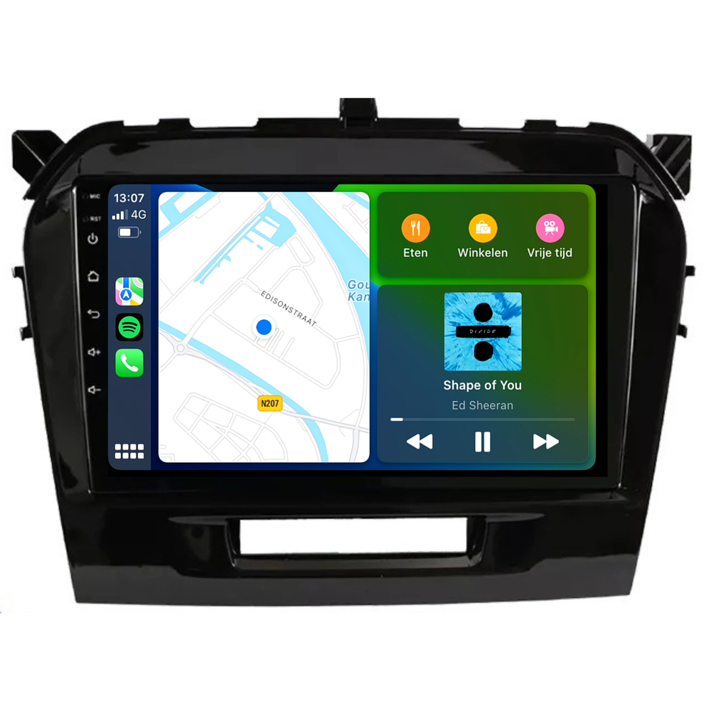 Suzuki Vitara | Androide 13 | Radio de coche | 2015 a 2023 | CarPlay y Android Auto