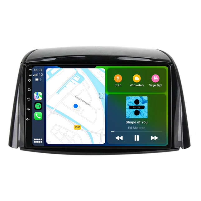 Renault Koleos | Android 13 | Autoradio | 2008 t/m 2016 | CarPlay & Android Auto