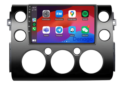 Toyota FJ Cruiser CarPlay autoradio | 2006 t/m 2017 | Denago DNG-A308 | 9 inch | Android 13 | Draadloos CarPlay & Android Auto