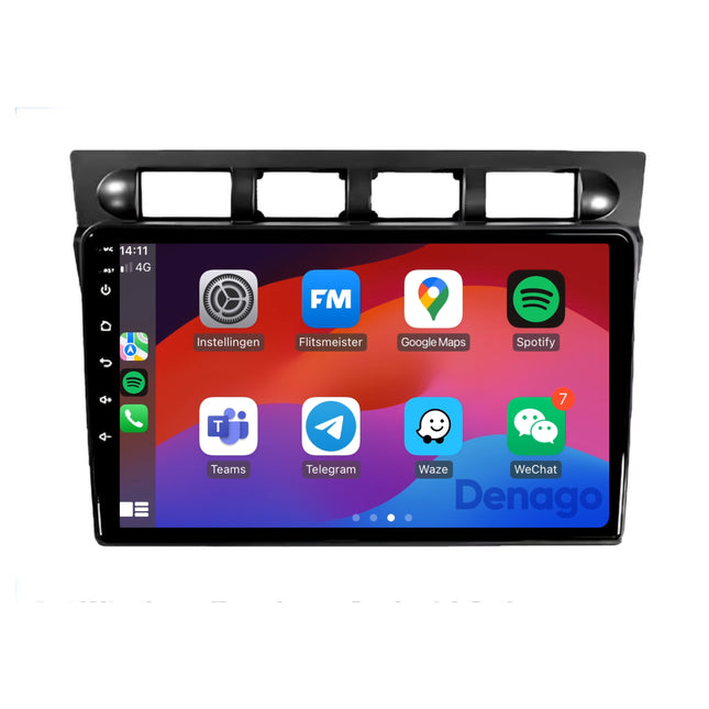 Kia Picanto CarPlay autoradio | 2003 t/m 2010 | Denago DNG-A237 | 9 inch | Android 13 | Draadloos CarPlay & Android Auto