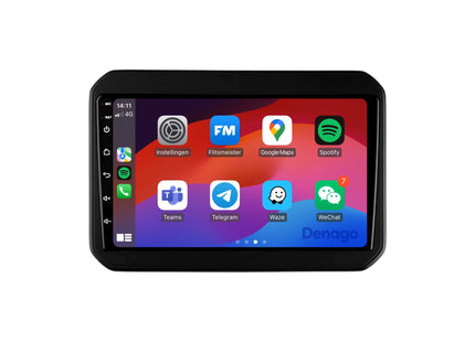 Suzuki Ignis CarPlay autoradio | 2016 t/m 2020 | Denago DNG-A158 | 9 inch | Android 13 | Draadloos CarPlay & Android Auto