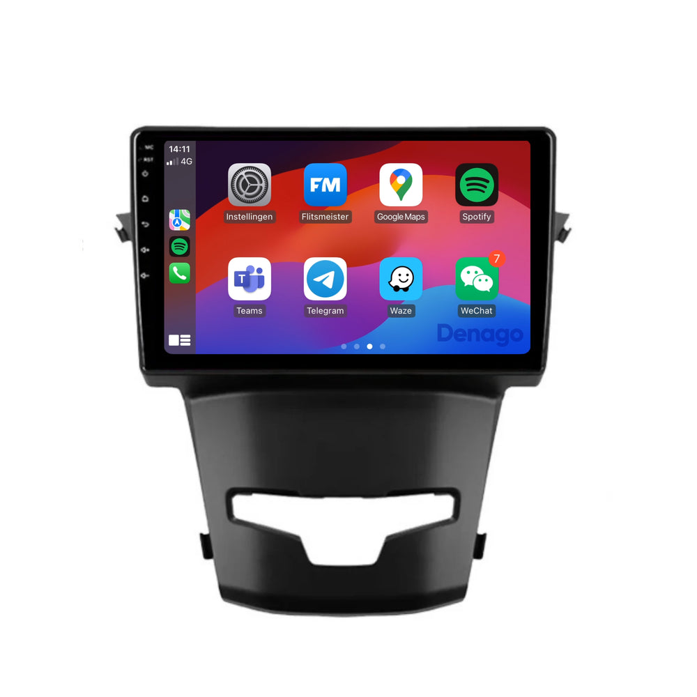Radio para coche SsangYong Korando CarPlay | 2014 a 2018 | Denago DNG-A217 | 9 pulgadas | Androide 13 | CarPlay inalámbrico y Android Auto