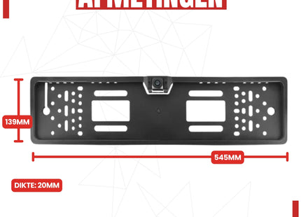 Support de plaque d'immatriculation Cartronix RV-400 PRO avec caméra