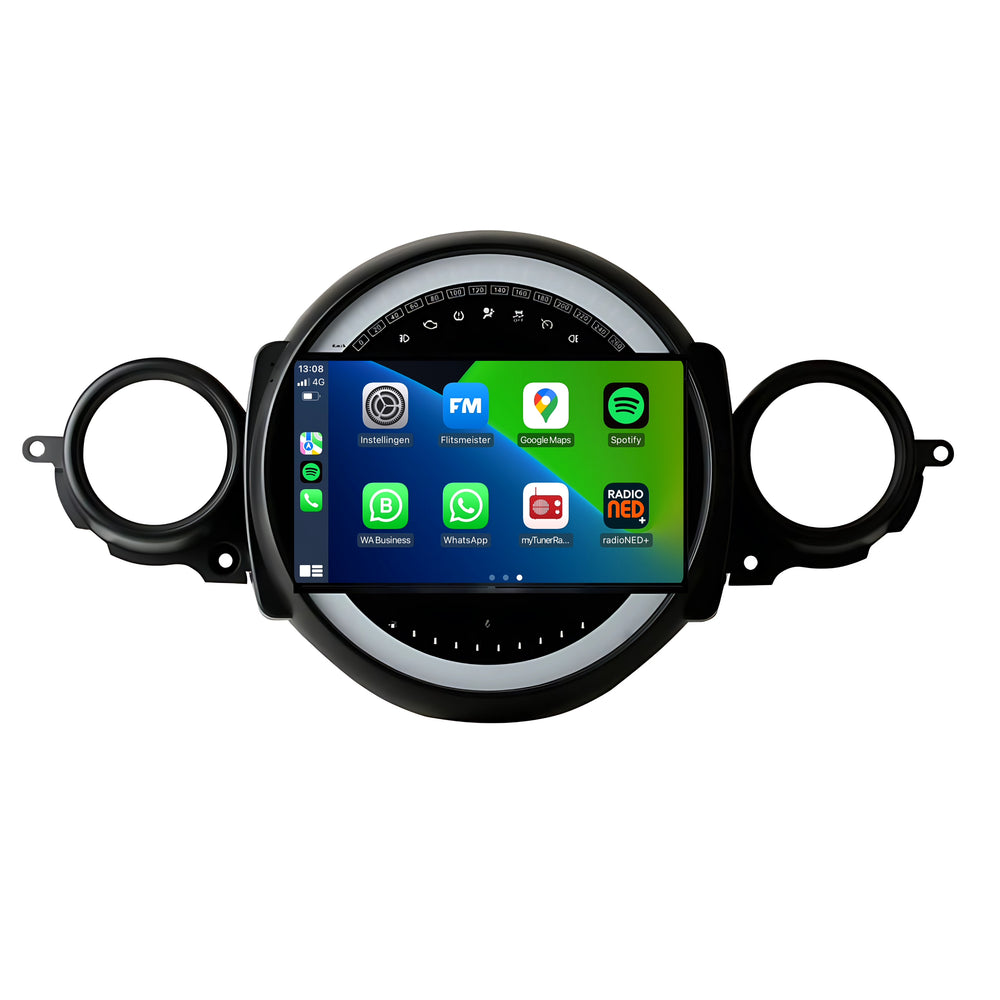 Mini Cooper | Androide 13 | Radio de coche | 2008 a 2013 | CarPlay y Android Auto