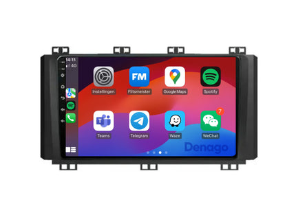 Seat Ateca CarPlay autoradio | 2016 t/m 2020 | Denago DNG-A247 | 9 inch | Android 13 | Draadloos CarPlay & Android Auto