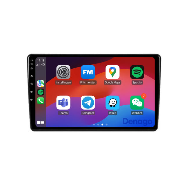 Citroën Berlingo CarPlay autoradio | 2008 t/m 2018 | Denago DNG-A230 | 9 inch | Android 13 | Draadloos CarPlay & Android Auto