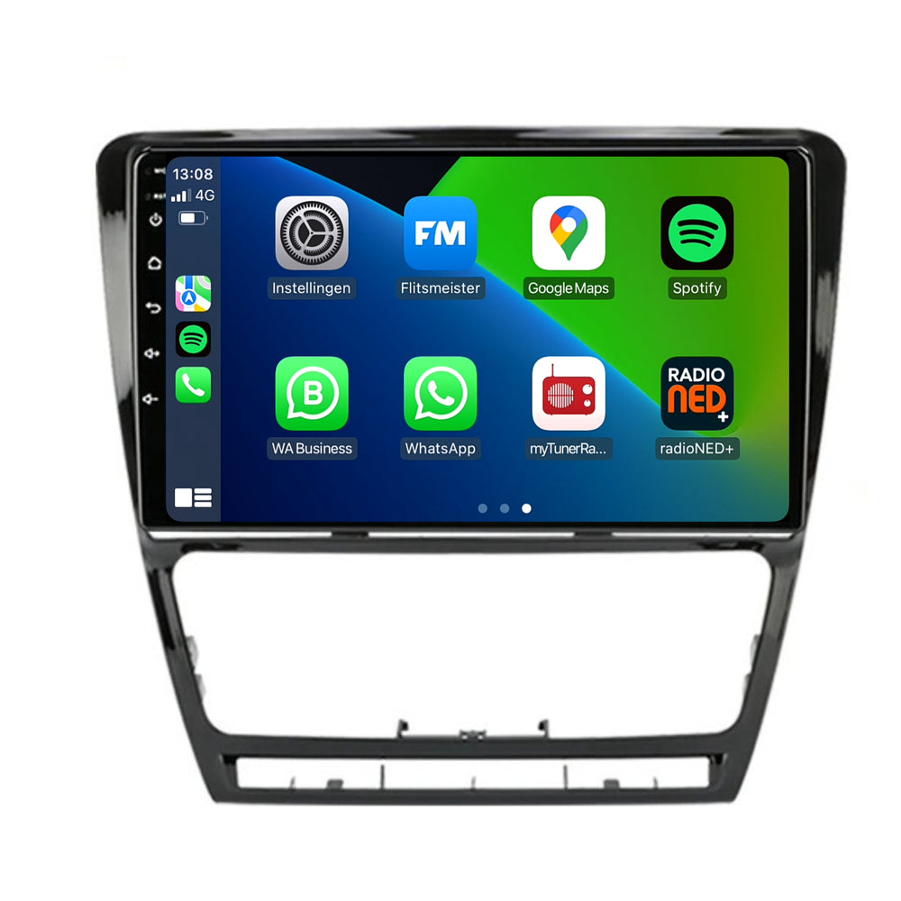Skoda Octavia | Androide 13 | Radio de coche | 2007 a 2012 | CarPlay y Android Auto