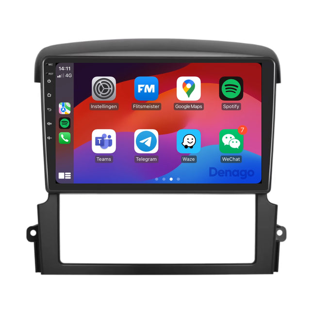 Kia Sorento CarPlay autoradio | 2002 t/m 2009 | Denago DNG-A135 | 9 inch | Android 13 | Draadloos CarPlay & Android Auto