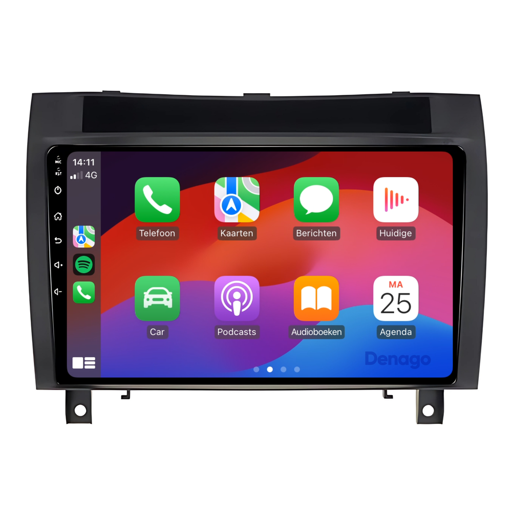 Radio para coche Mercedes SLK CarPlay | 2004 a 2010 | Denago DNG-A40 | 9 pulgadas | Androide 13 | CarPlay inalámbrico y Android Auto