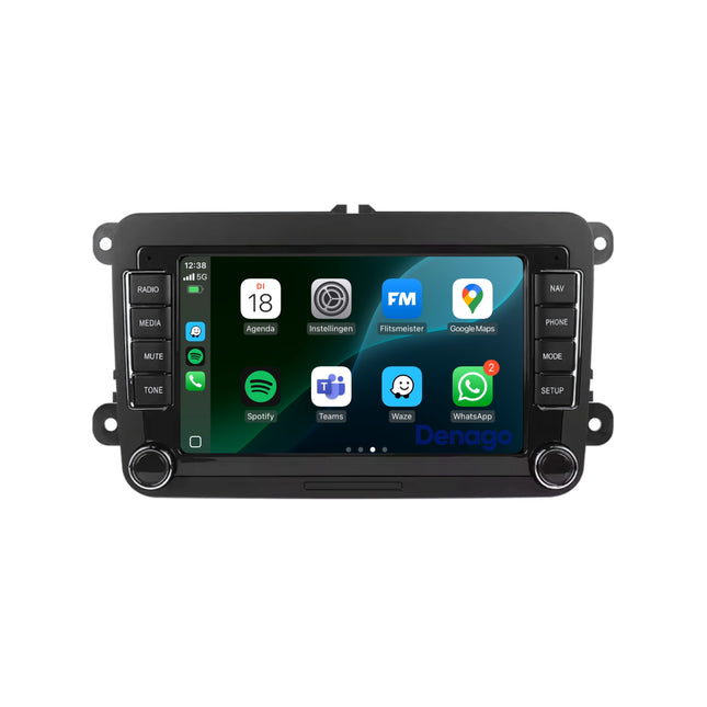 7 INCH Volkswagen Draadloos CarPlay | 4+64GB | Android 13