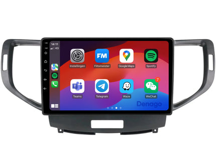 Ford Mondeo CarPlay autoradio | 2003 t/m 2014 | Denago DNG-A96 | 9 inch | Android 13 | Draadloos CarPlay & Android Auto | Zilver frame