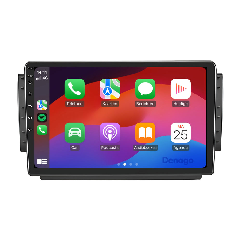 Peugeot 208 & 2008 CarPlay car radio | 2012 to 2019 | Denago DNG-A50 | 9 inches | Android 13 | Wireless CarPlay & Android Auto