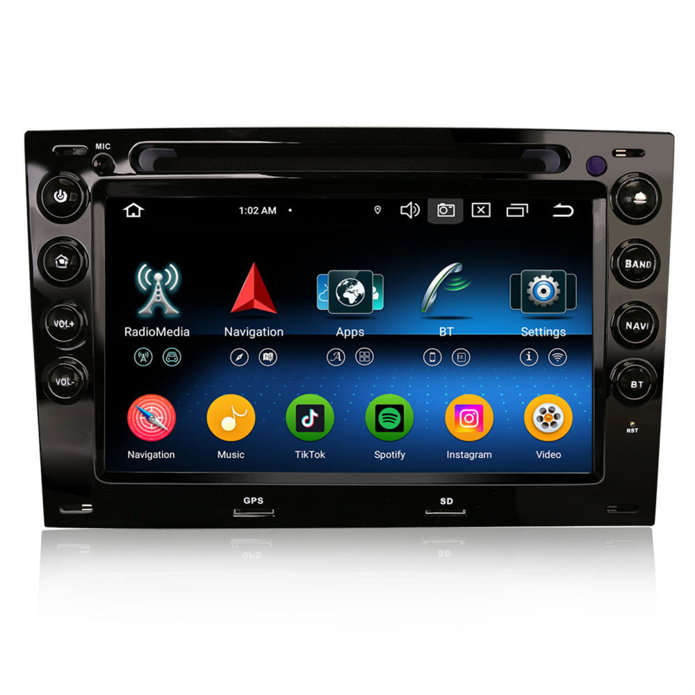 Renault Mégane 2 Carplay | Androide 13 | Radio de coche | 4+64GB