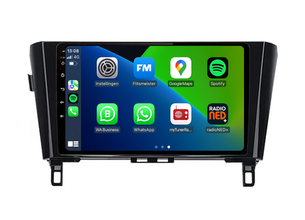 Nissan Qashqai | X-Trail | Android 13 | Autoradio | 2014 t/m 2021 | Carplay & Android Auto