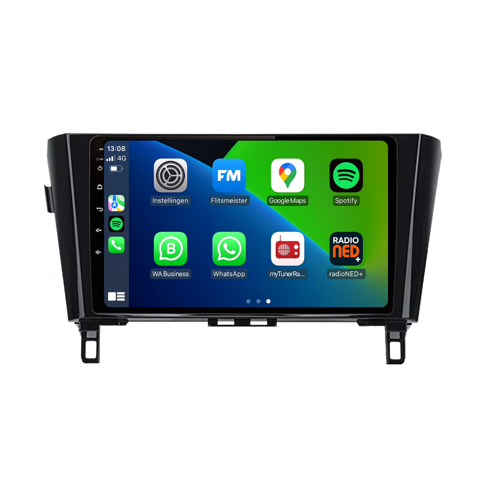 Nissan Qashqai | X-Trail | Androide 13 | Radio de coche | 2014 a 2021 | Carplay y Android Auto