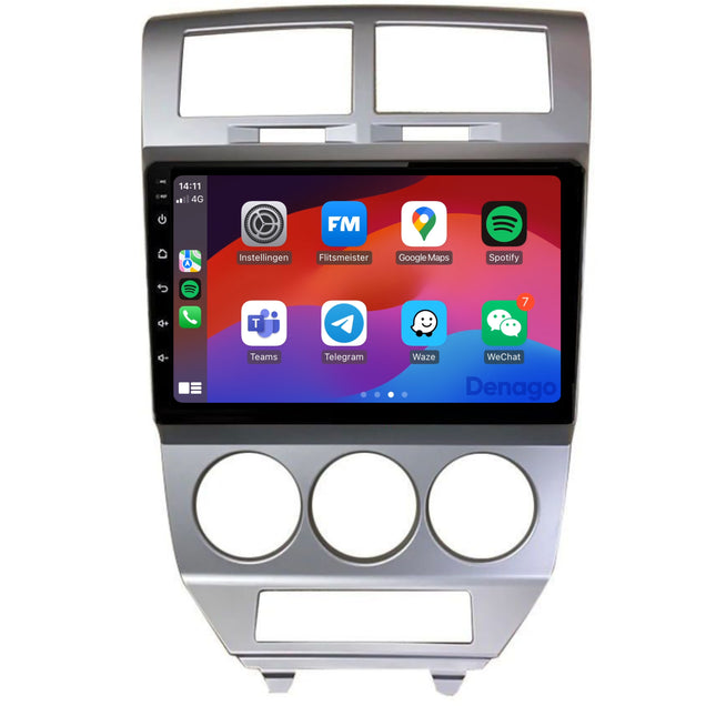 Dodge Caliber CarPlay autoradio | 2006 t/m 2010 | Denago DNG-A323 | 9 inch | Android 13 | Draadloos CarPlay & Android Auto