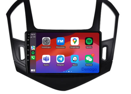 Chevrolet Cruze CarPlay autoradio | 2012 t/m 2014 | Denago DNG-A169 | 9 inch | Android 13 | Draadloos CarPlay & Android Auto