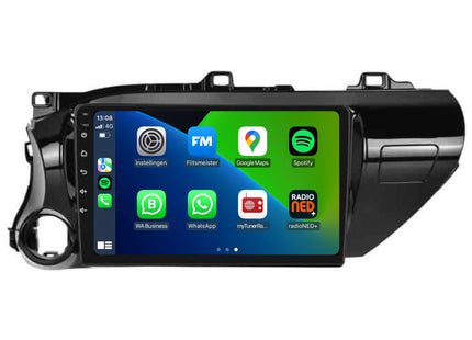 Toyota Hilux 8 | Android 13 | Autoradio | 2015 t/m 2020 | CarPlay & Android Auto