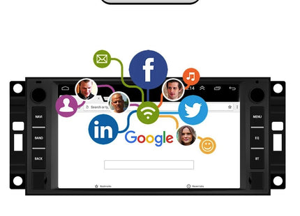 Jeep Chrysler Dodge | Android 10 Autoradio Navigatie