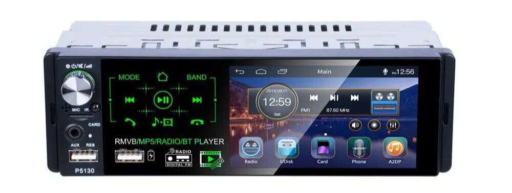 Enkel Din Autoradio met scherm en camera | Bluetooth & USB