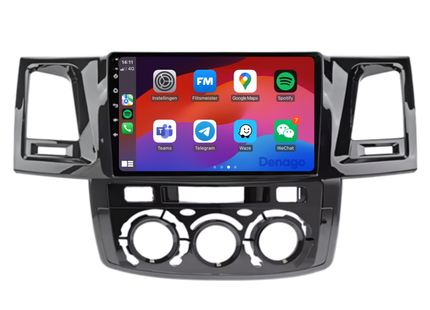 Toyota Hilux Autoradio | 2008 t/m 2016 | Android 13 & CarPlay