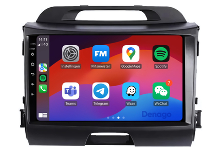 Kia Sportage Autoradio | 2010 t/m 2015 | Android 13 & CarPlay