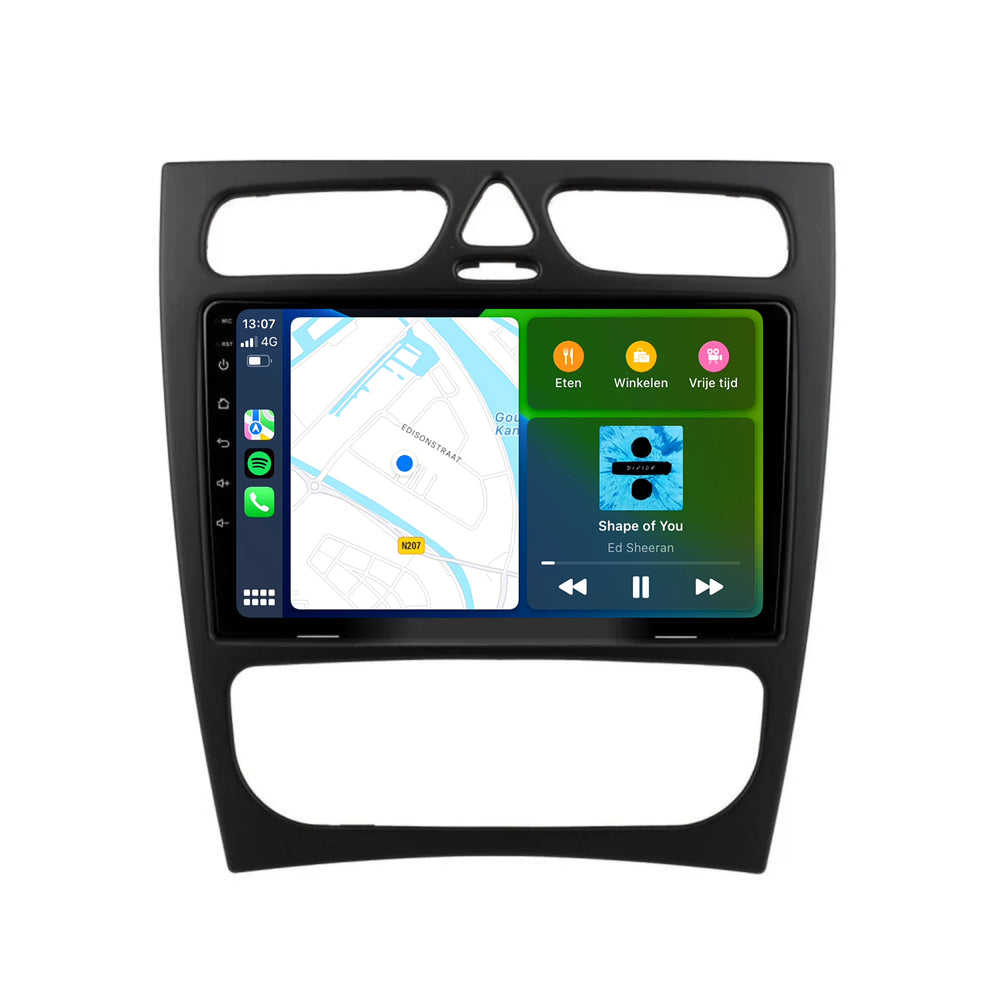 Mercedes Clase C W203 | Androide 13 | Radio de coche | 2000 a 2004 | CarPlay y Android Auto