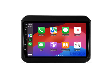 Autoradio CarPlay pour Suzuki Ignis | 2016 à 2020 | Denago DNG-A158 | Écran 9 pouces | Android 13 | CarPlay sans fil & Android Auto