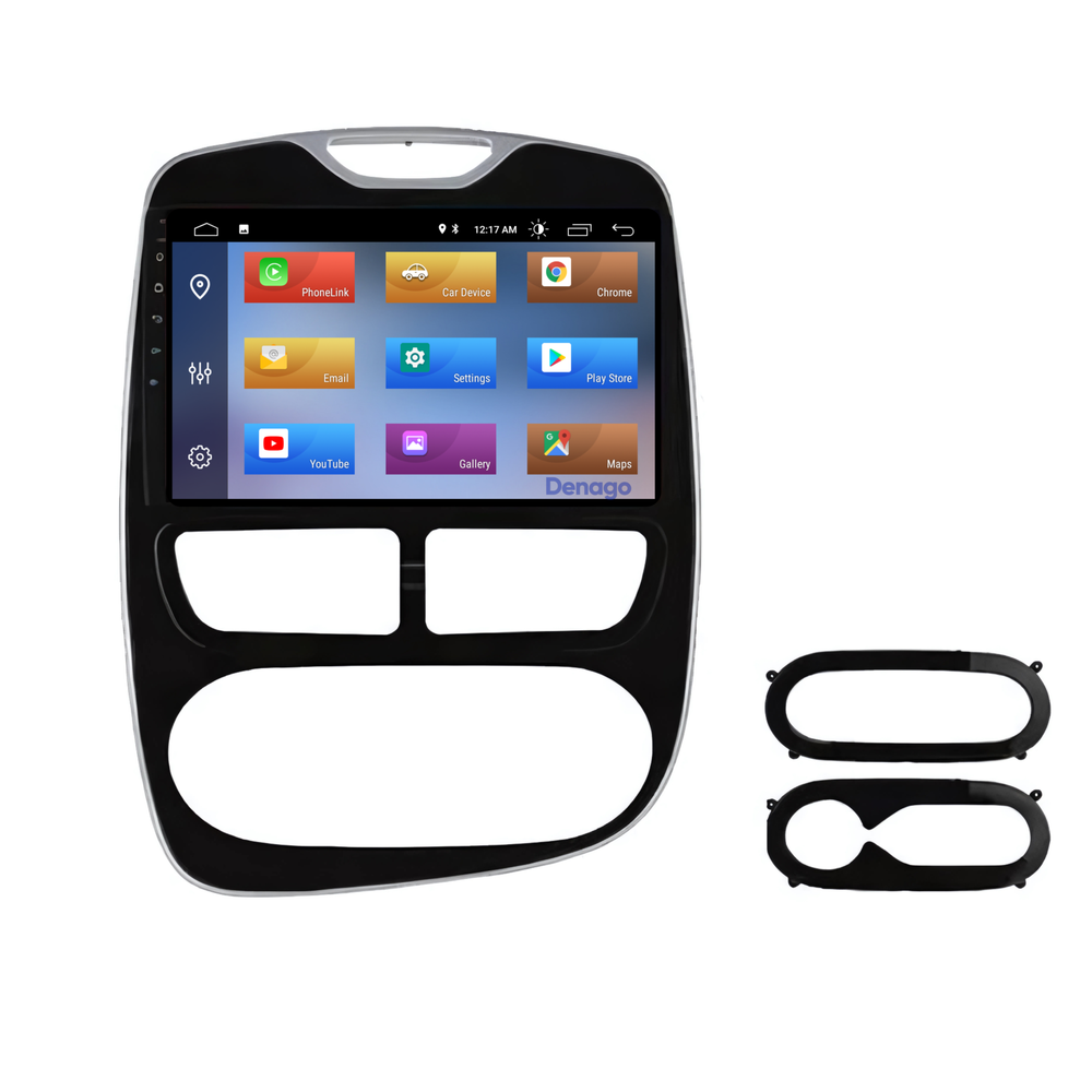 Renault Clio 4 CarPlay car radio | 2013 to 2015 | Denago DNG-A20 | 9 inches | Android 13 | Wireless CarPlay & Android Auto