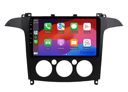 Ford S-Max CarPlay autoradio | 2006 t/m 2008 | Denago DNG-A136 | 9 inch | Android 13 | Draadloos CarPlay & Android Auto