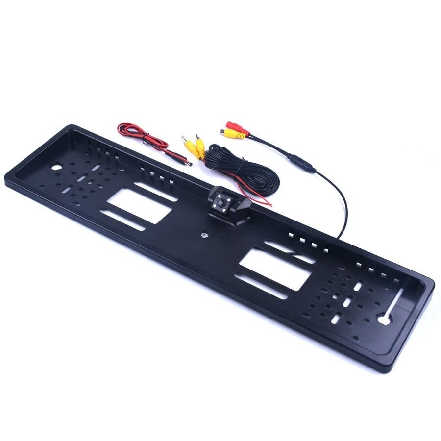 Reversing camera in license plate holder | 4 LED